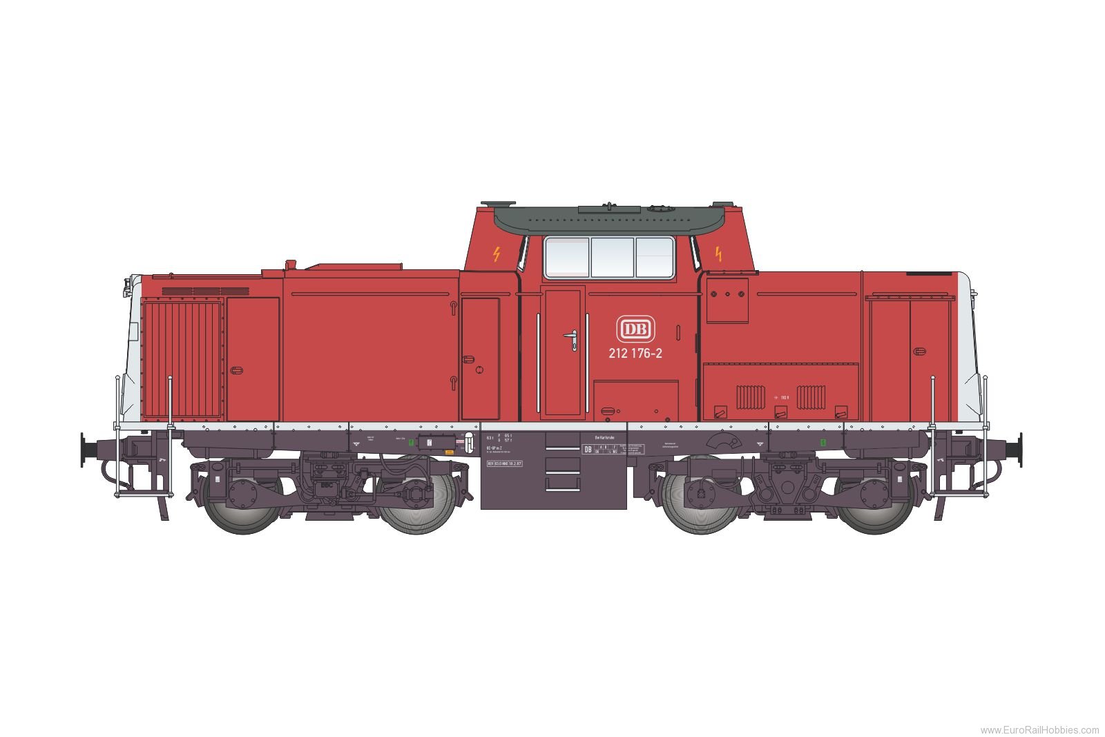 Lenz 40134.13 LENZ Edition Model Diesel locomotive BR 212, 
