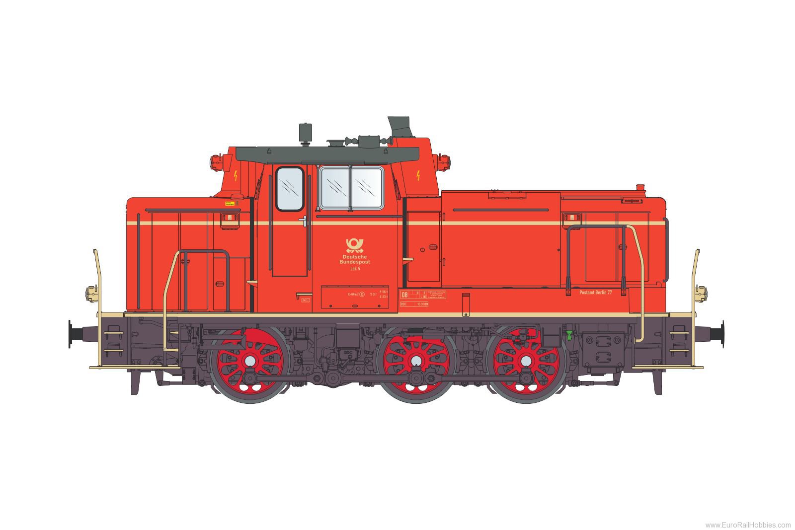 Lenz 40143.06 LENZ Edition Model Diesel locomotive Bundespo