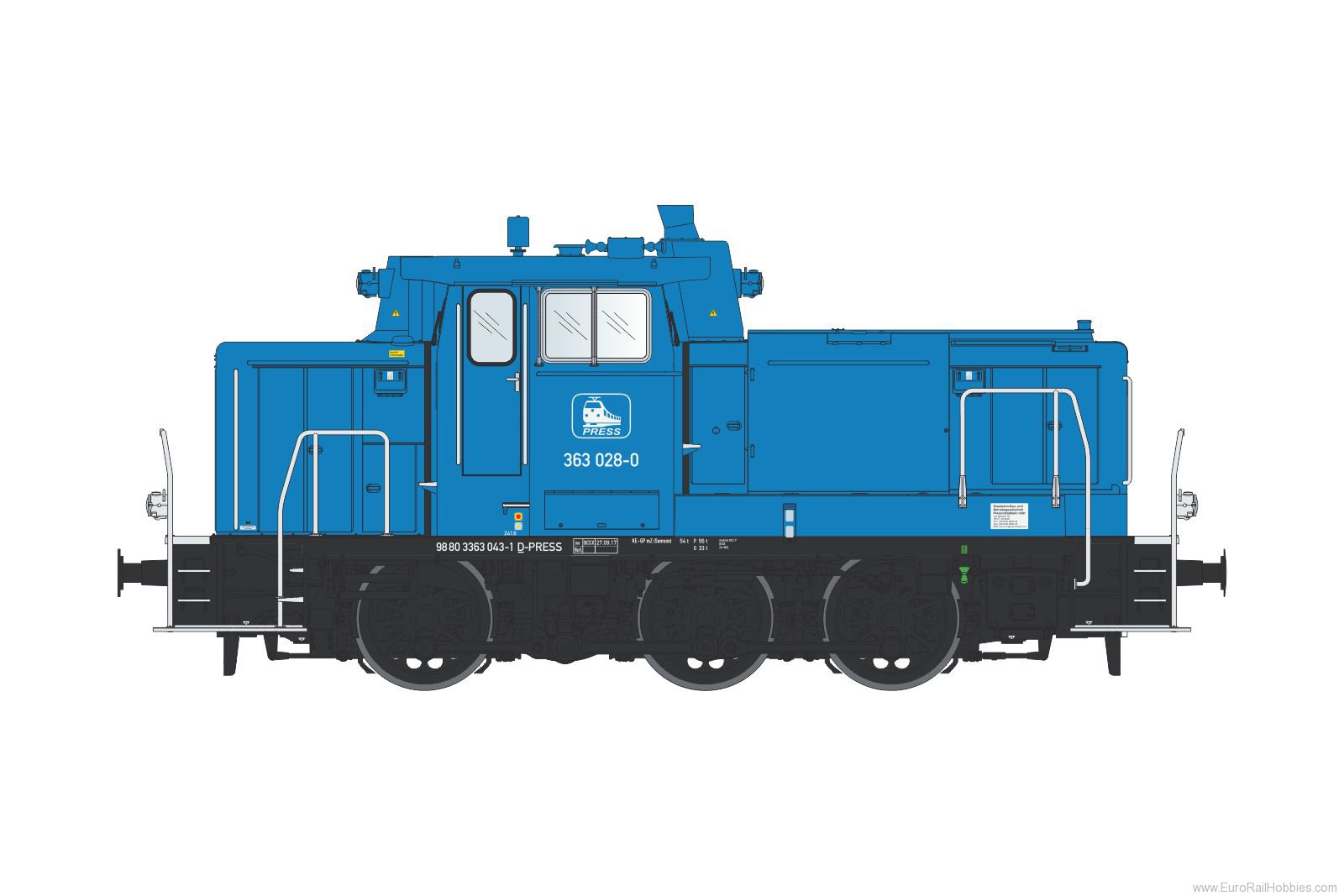 Lenz 40143.07 LENZ Edition Model Diesel locomotive 363 028-