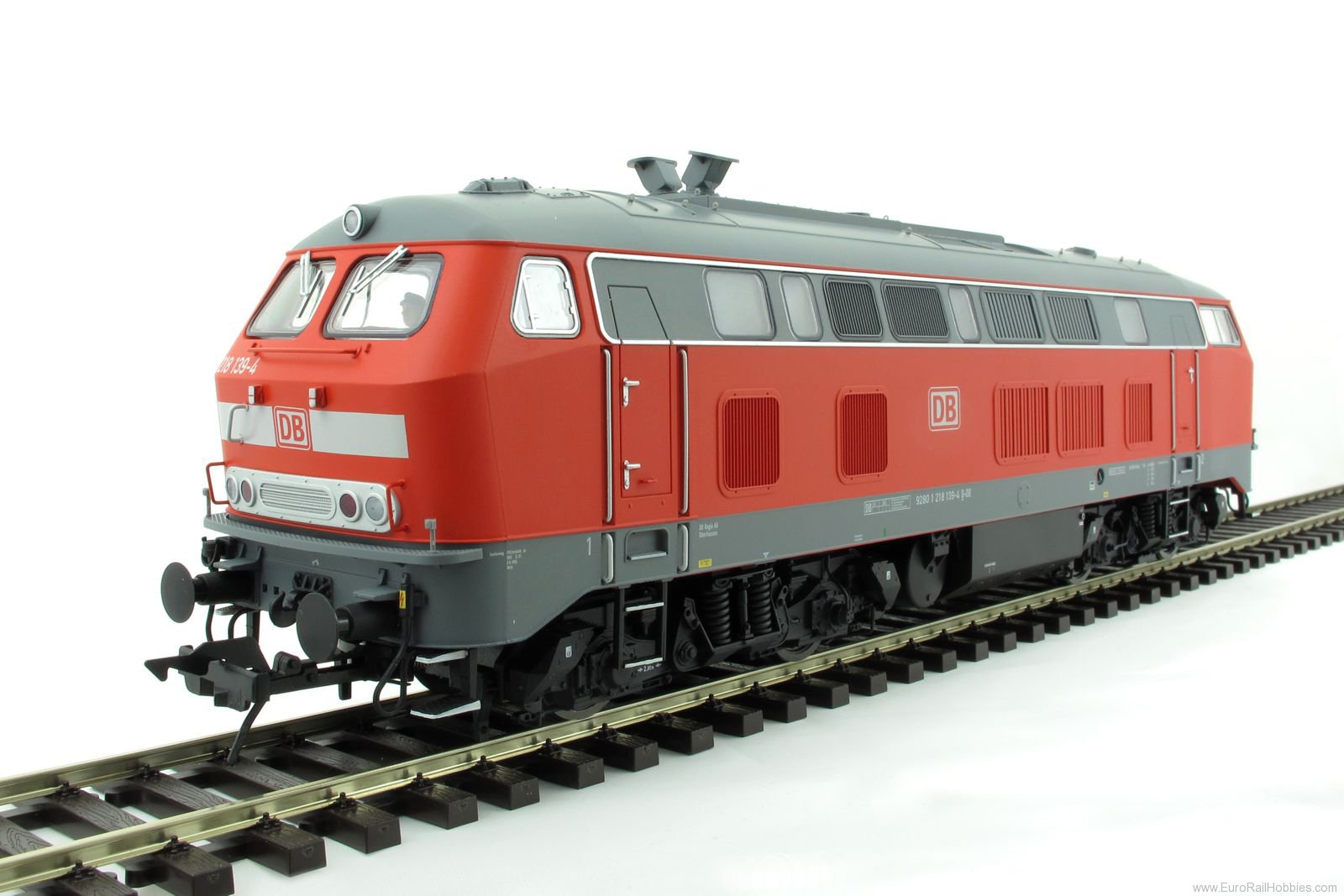 Lenz 40180.06 Diesel locomotive BR218 139-4, DB, era5,traff