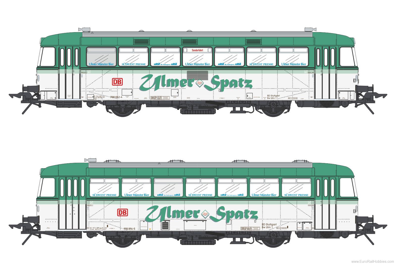 Lenz 40193.06 LENZ Limited Edition Model Railbus VT98/VS98 