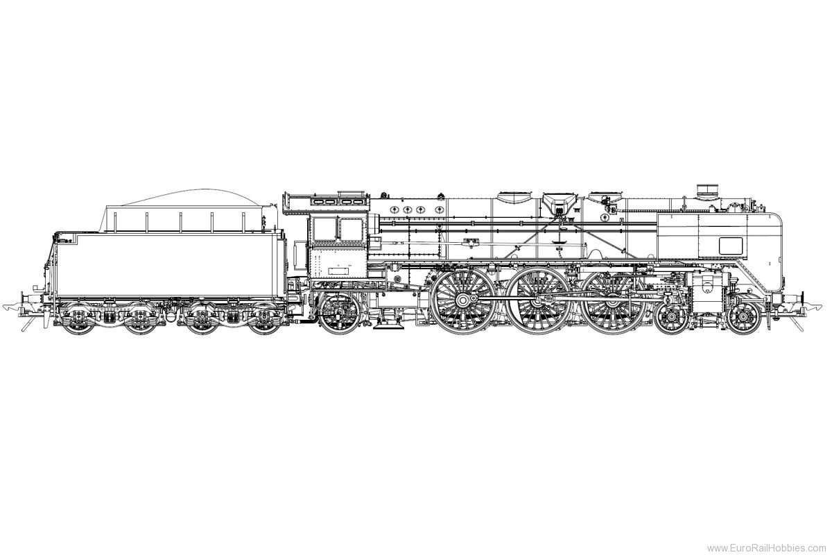 Lenz 40201.10 Steam locomotive BR 01 226 DR, Ep.3, Wagner s