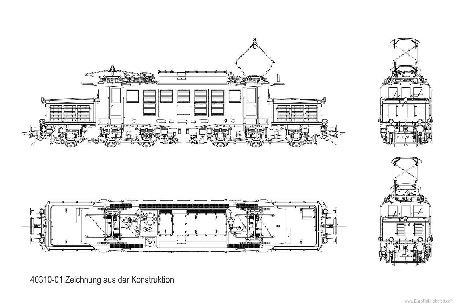Lenz 40310.01 Electric locomotive E 94 192, DB, Ep.3b