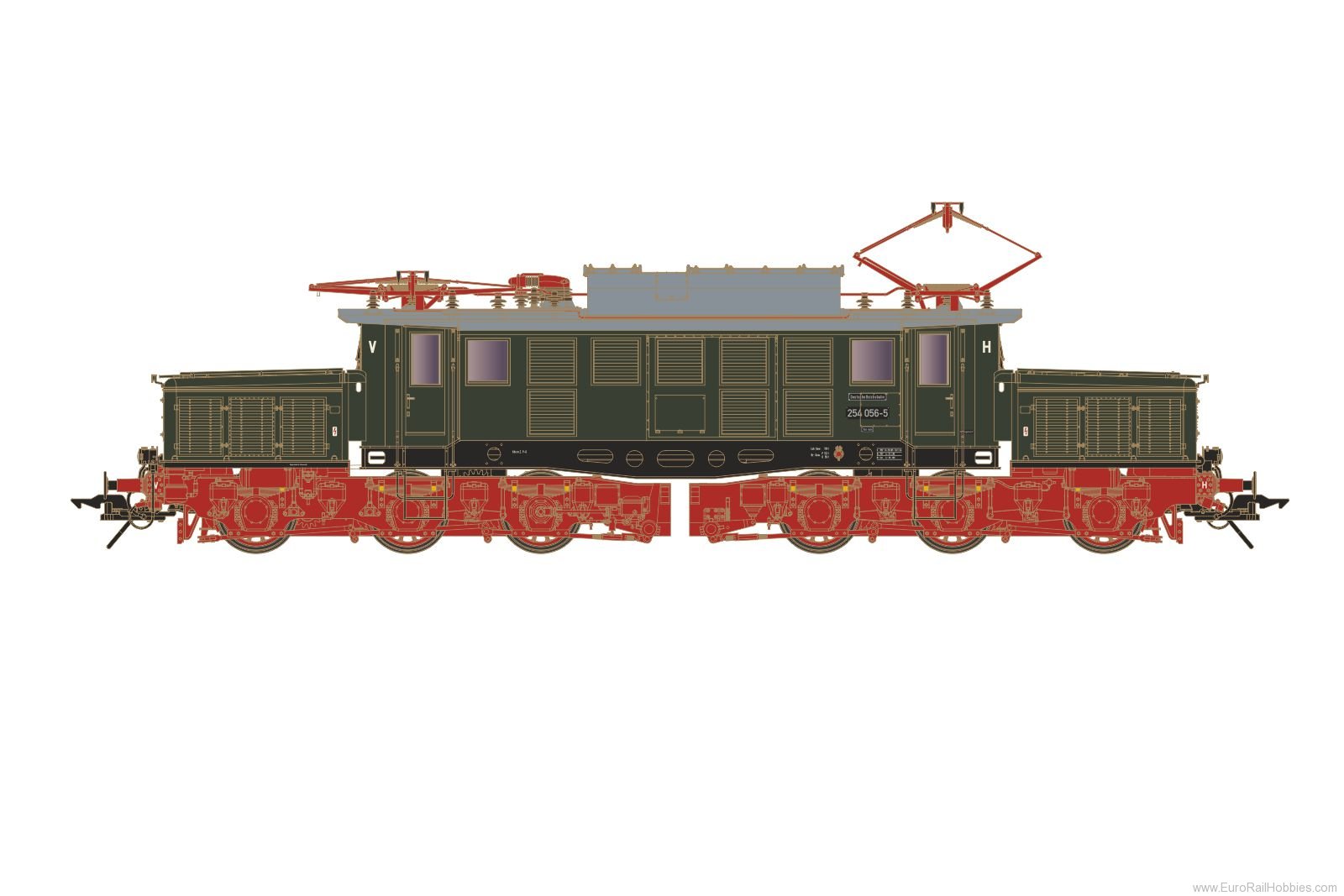 Lenz 40310.23 Electric locomotive 254 056-5, DR, Ep.4