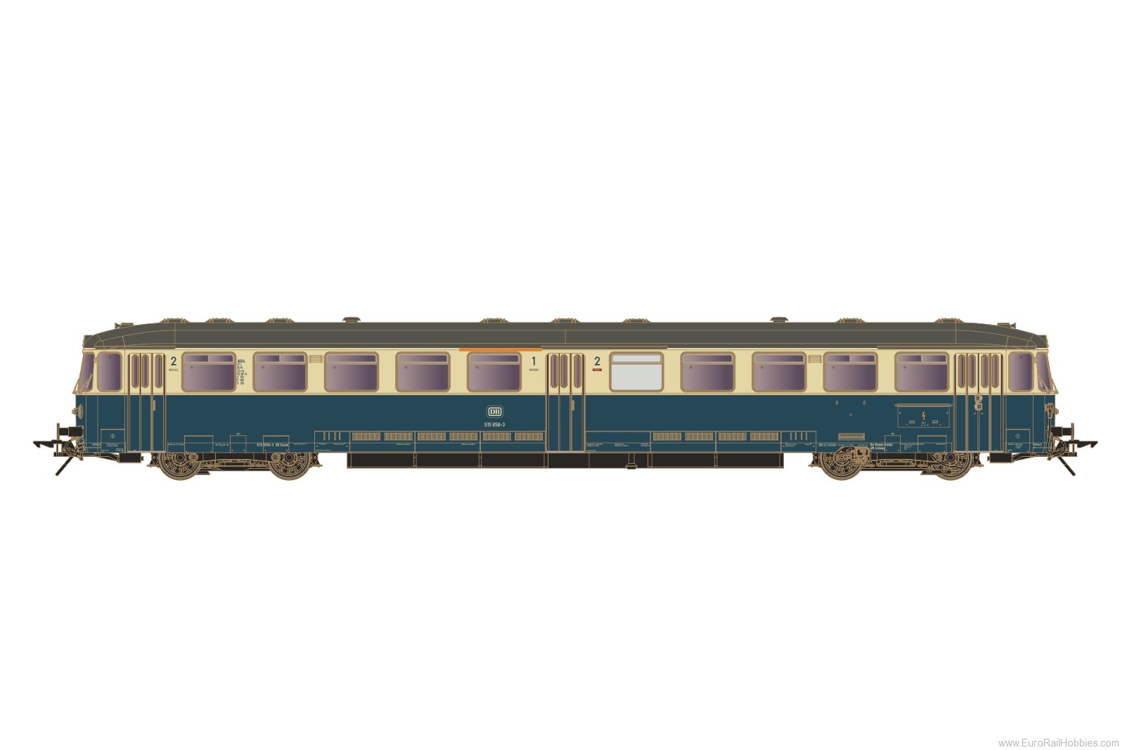 Lenz 40415.04 Battery-powered railcar BR 515 658-3, DB, Ep.
