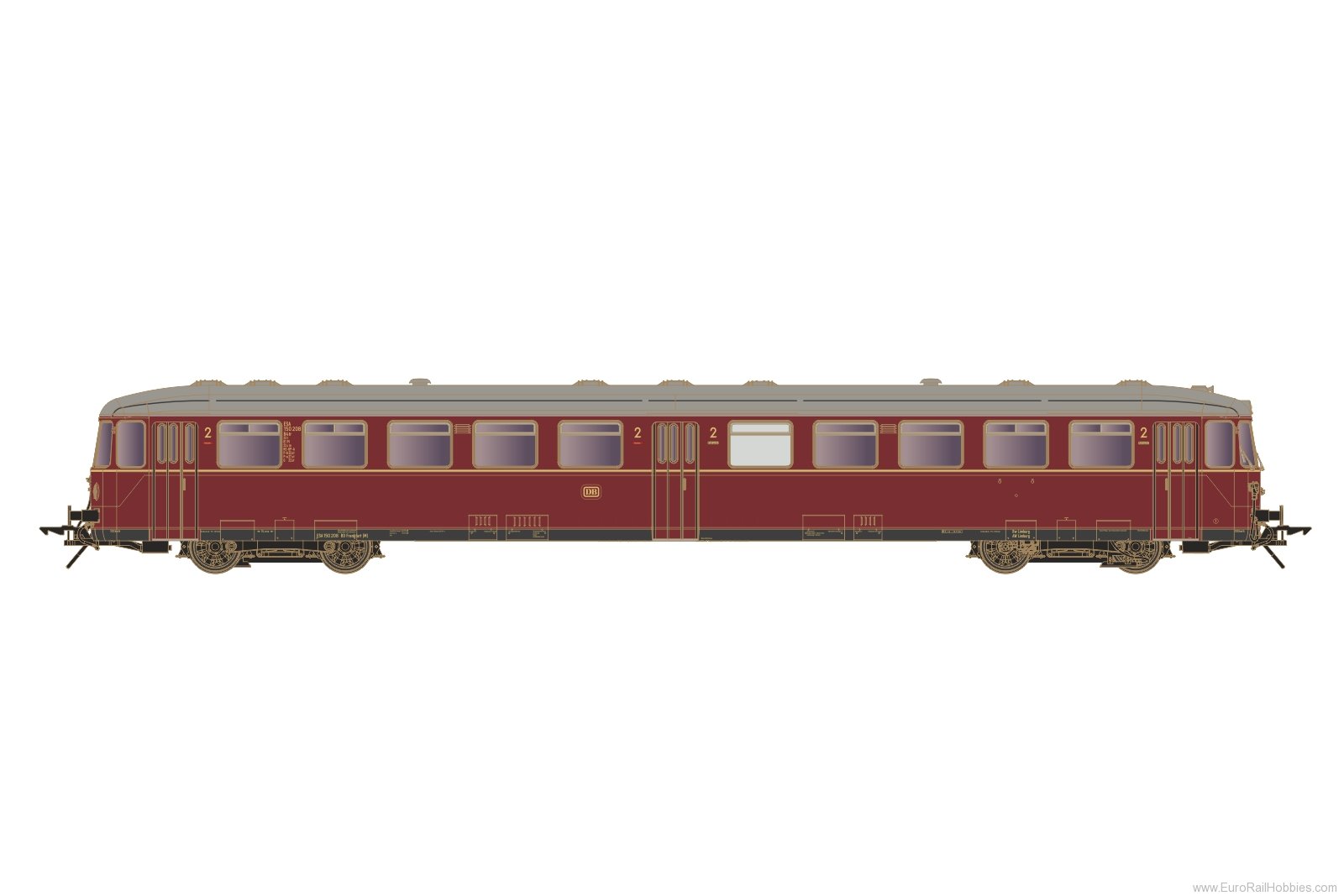 Lenz 40416.01 Control car ESA 150 208, DB, era 3, red
