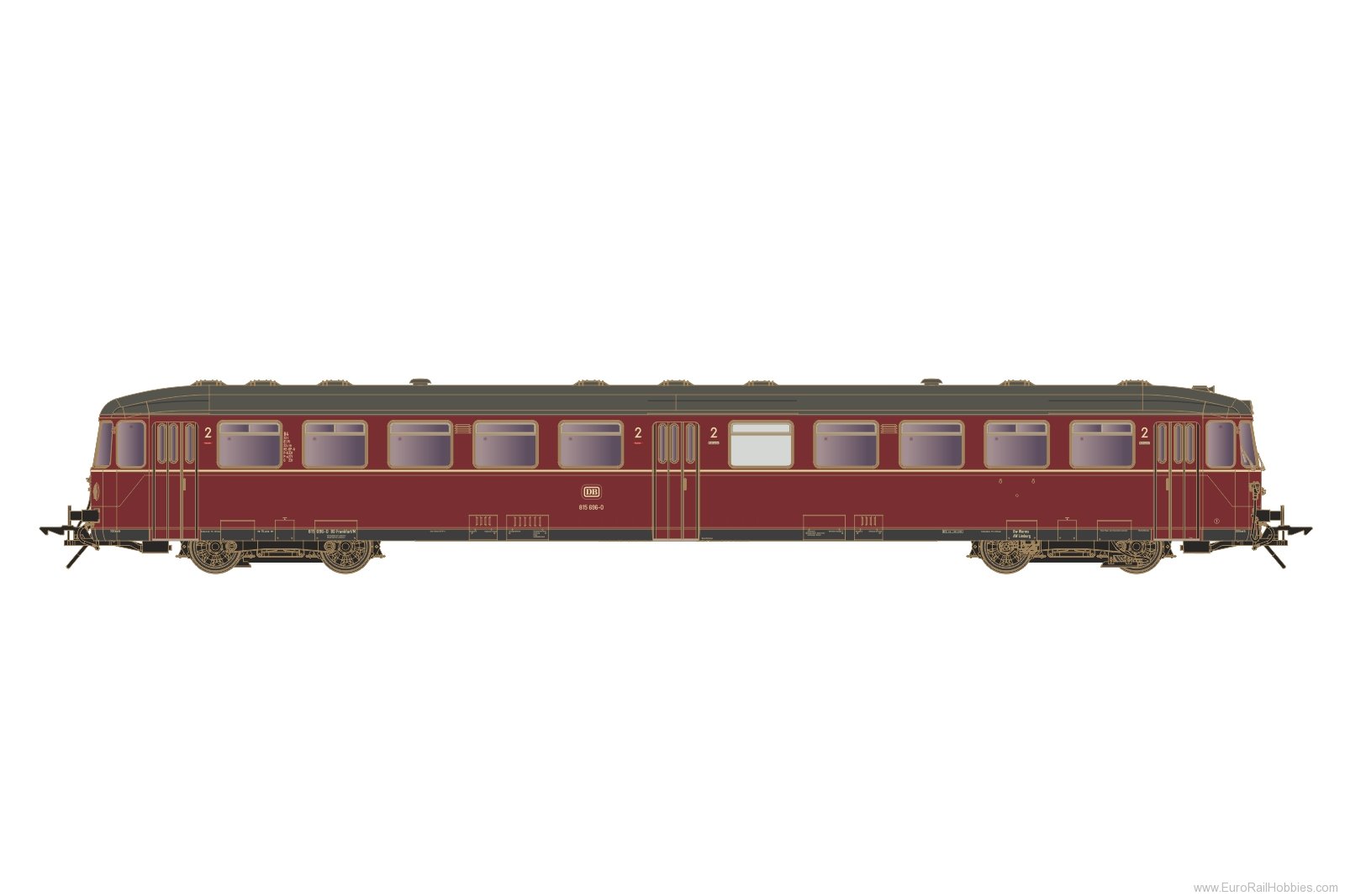 Lenz 40416.02 Control car BR 815 696-0, DB, Era 4, red