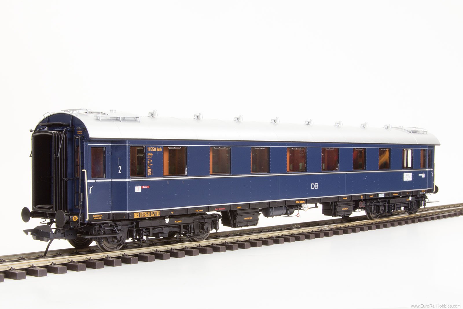 Lenz 41250.04 FD train wagon size 29, 2nd class AB4ue-28/52