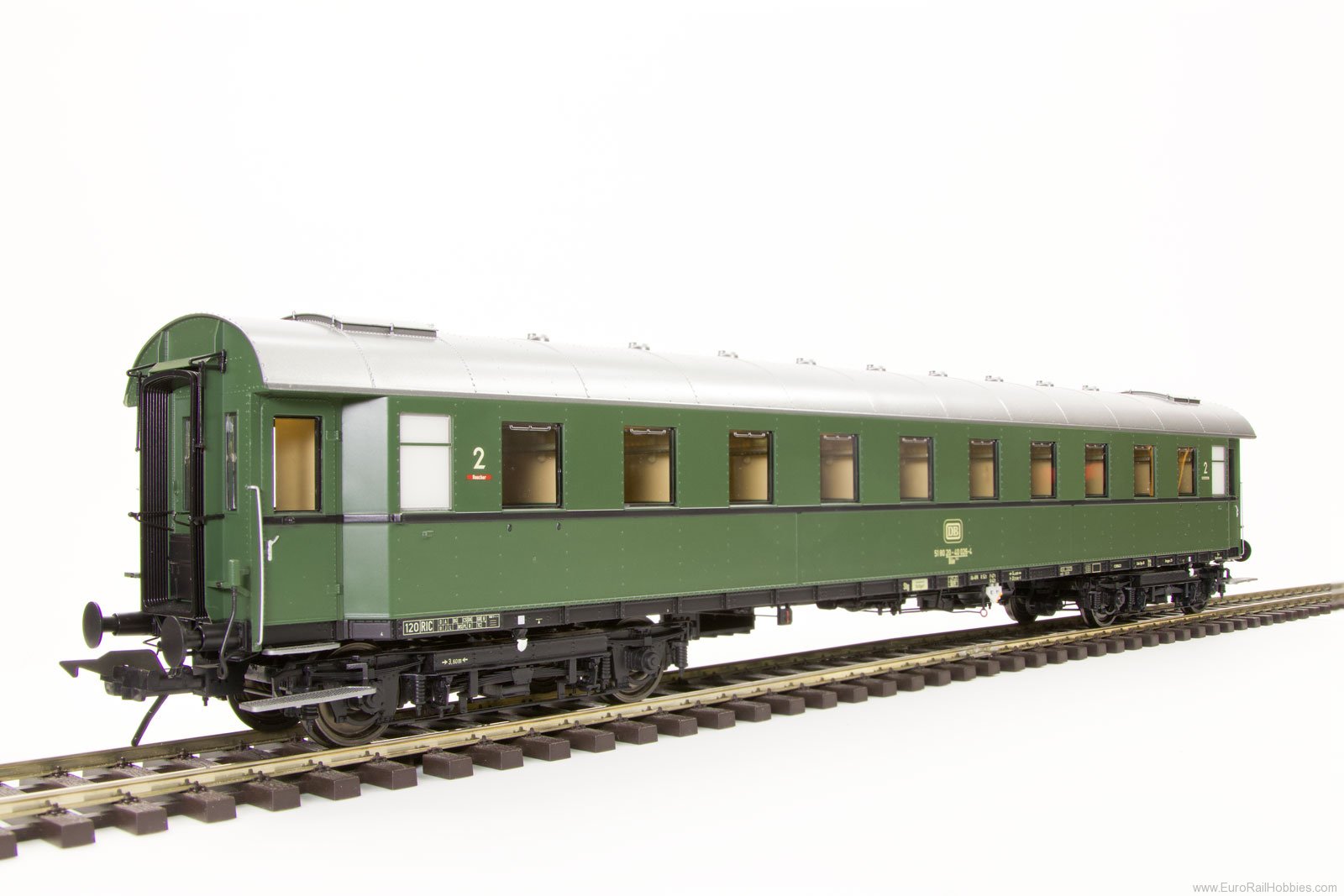 Lenz 41251.03 express train wagon size 29, 2nd class B4ue-2
