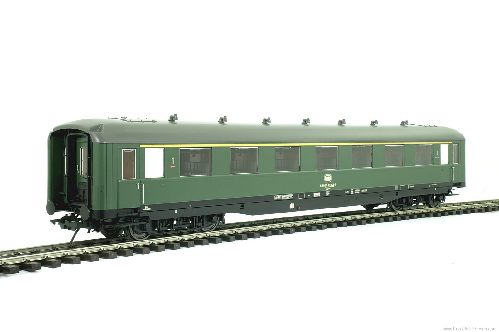 Lenz 41260.03 Apron car AB4Ã¼-38, DB, Ep. 4, RAL 6020