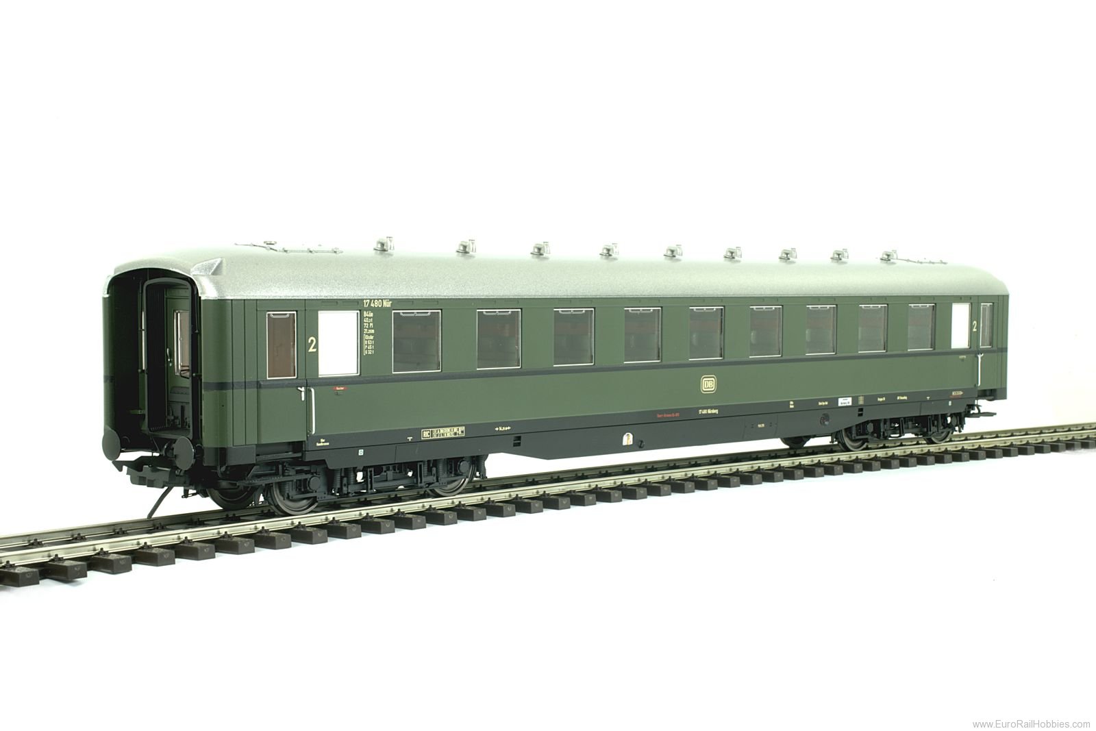 Lenz 41261.02 Apron car C4Ã¼-38, DB, Ep. 3b, RAL 6020