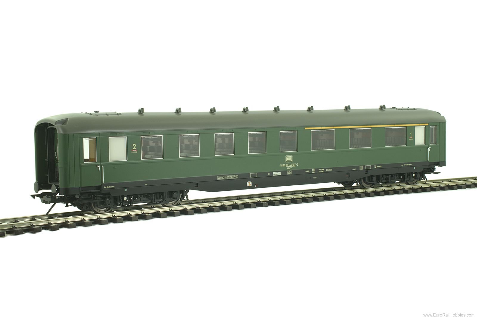 Lenz 41263.03 Apron car BC4Ã¼-39, DB, Ep. 4, RAL 6020