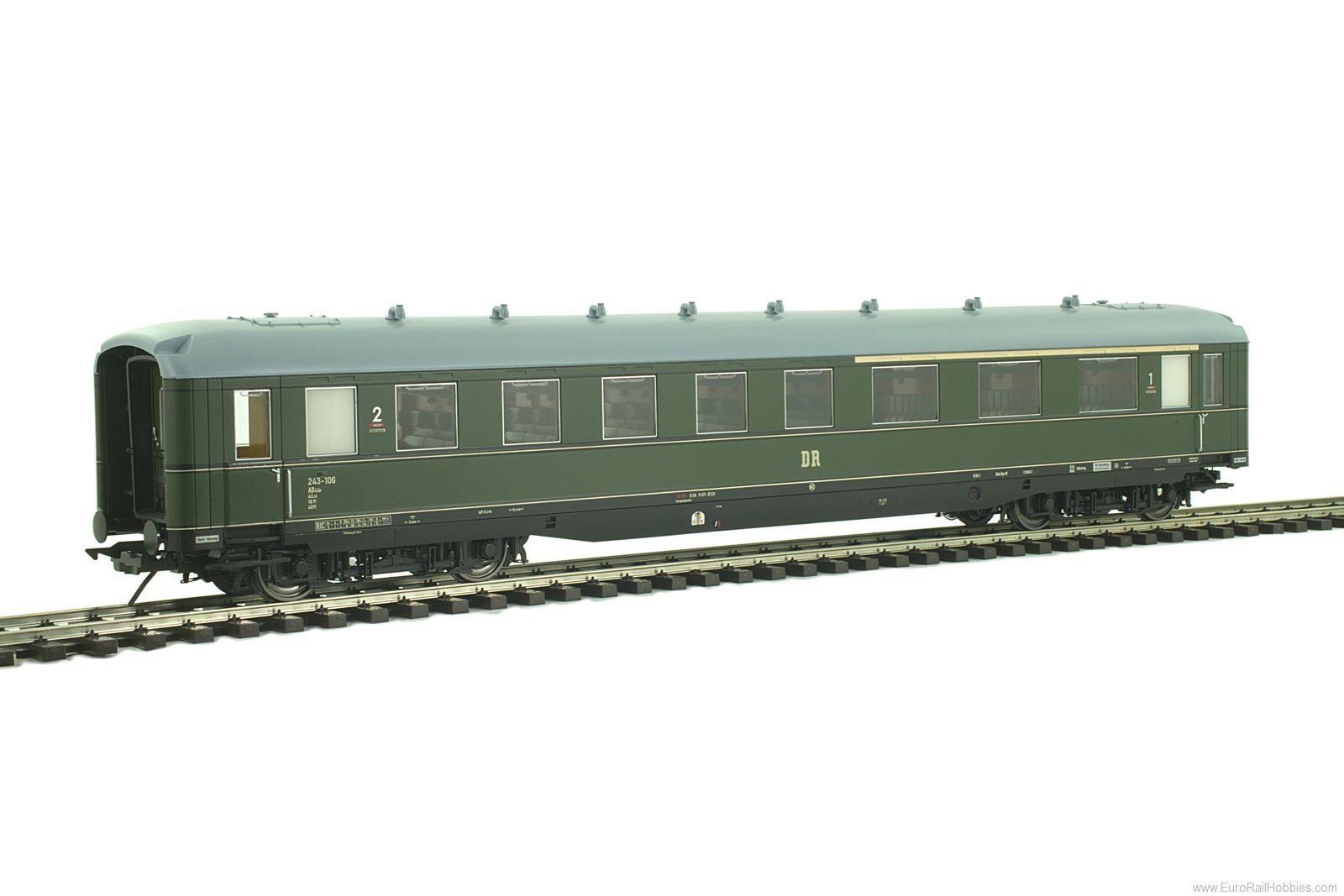 Lenz 41263.04 Apron car BC4Ã¼-39, DR, Ep. 3a, RAL 6007