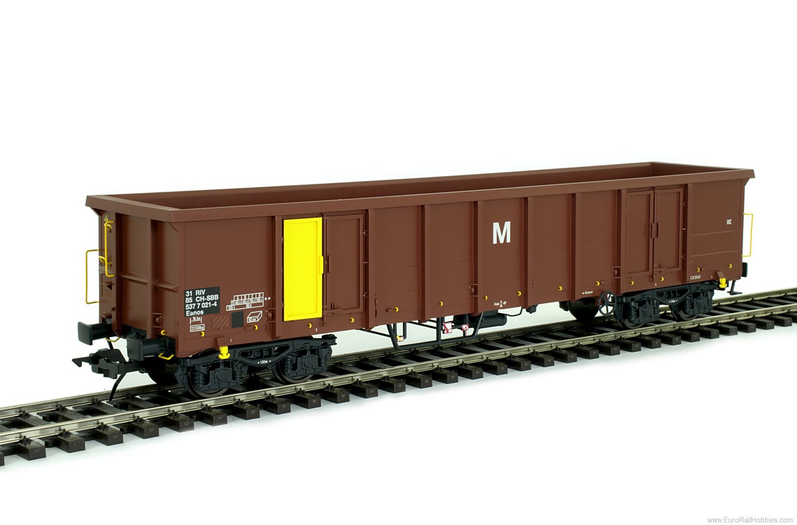 Lenz 42142.08 High-sided wagon Eanos, SBB, Ep.5, brown-yell