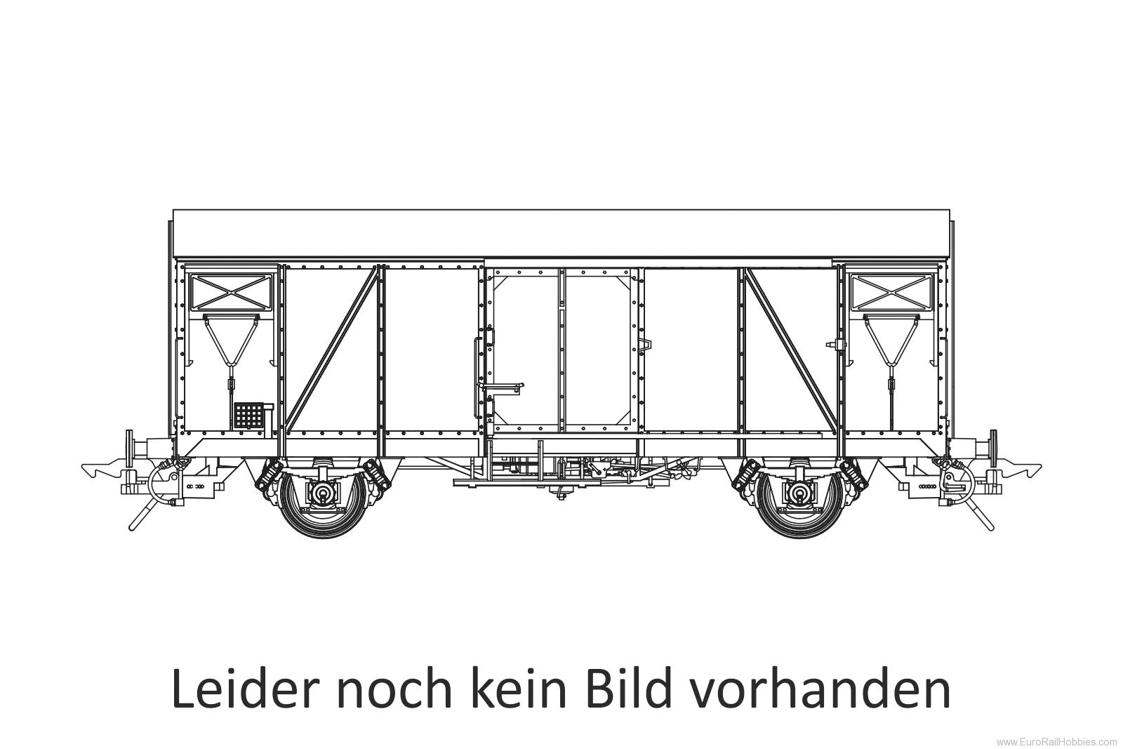 Lenz 42234.05 Covered goods wagon Gms 54, DB, Ep.3, No. 256