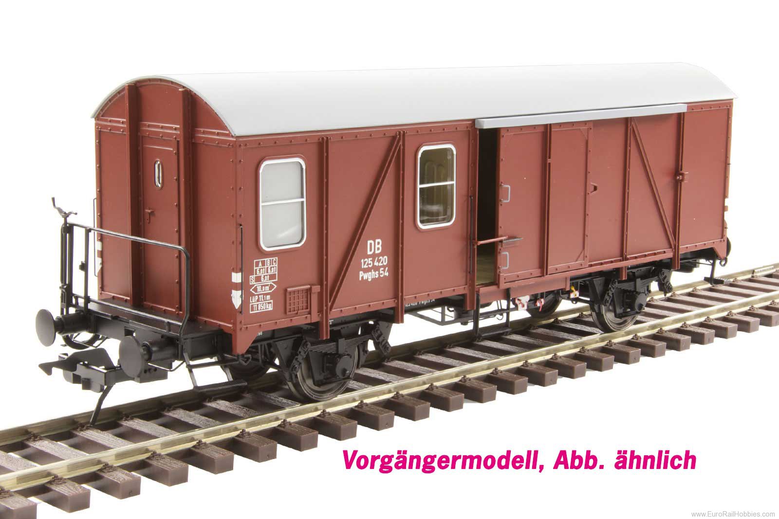 Lenz 42238.04 Goods train luggage wagon Pwghs 54, DB, Ep.4,