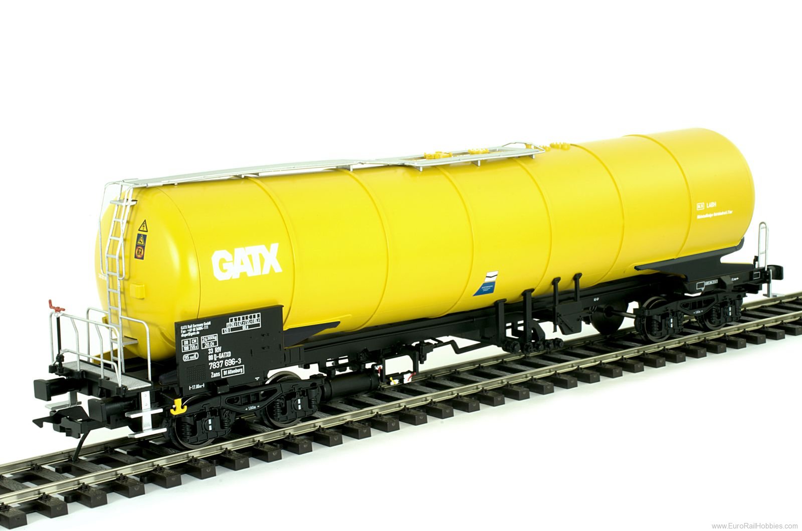 Lenz 42323.07 Tank car Zans, GATX, yellow, No. 7837 696-3
