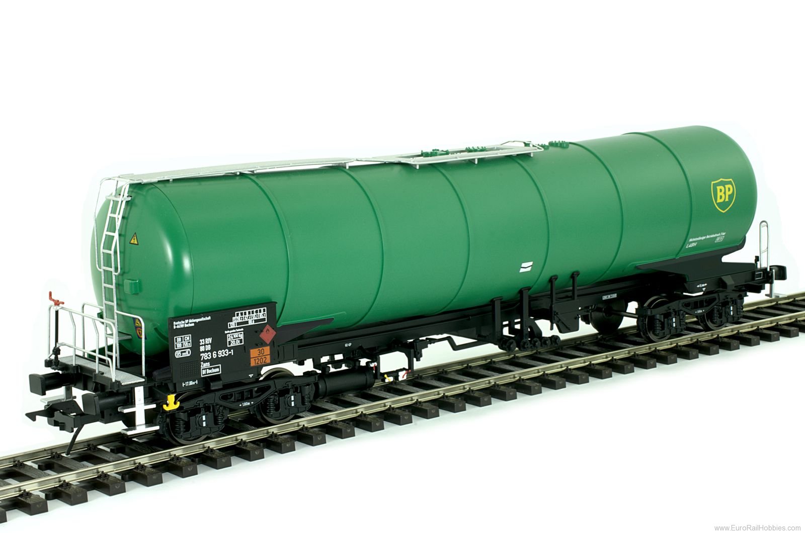 Lenz 42323.10 Tank car Zans, BP, green, No. 783 6 933-1