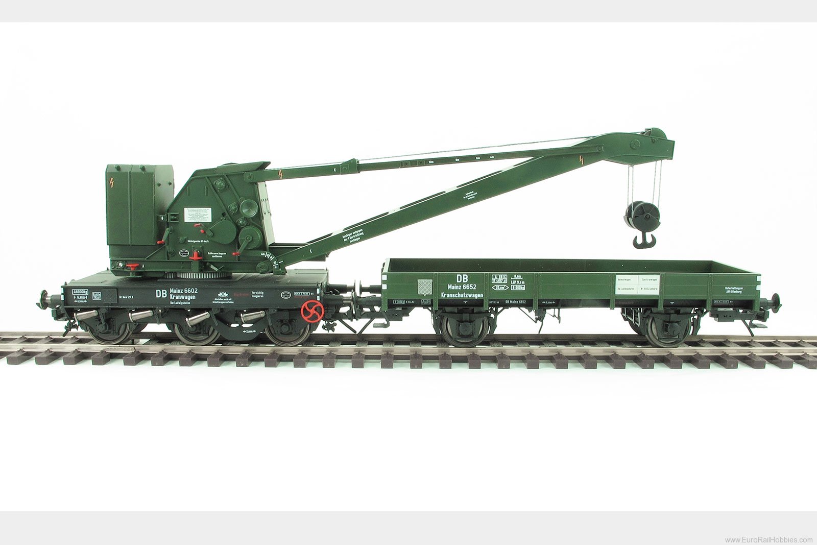 Lenz 42450.02 Crane Wyhlen 10t, DB, Ep.3, with crane tender