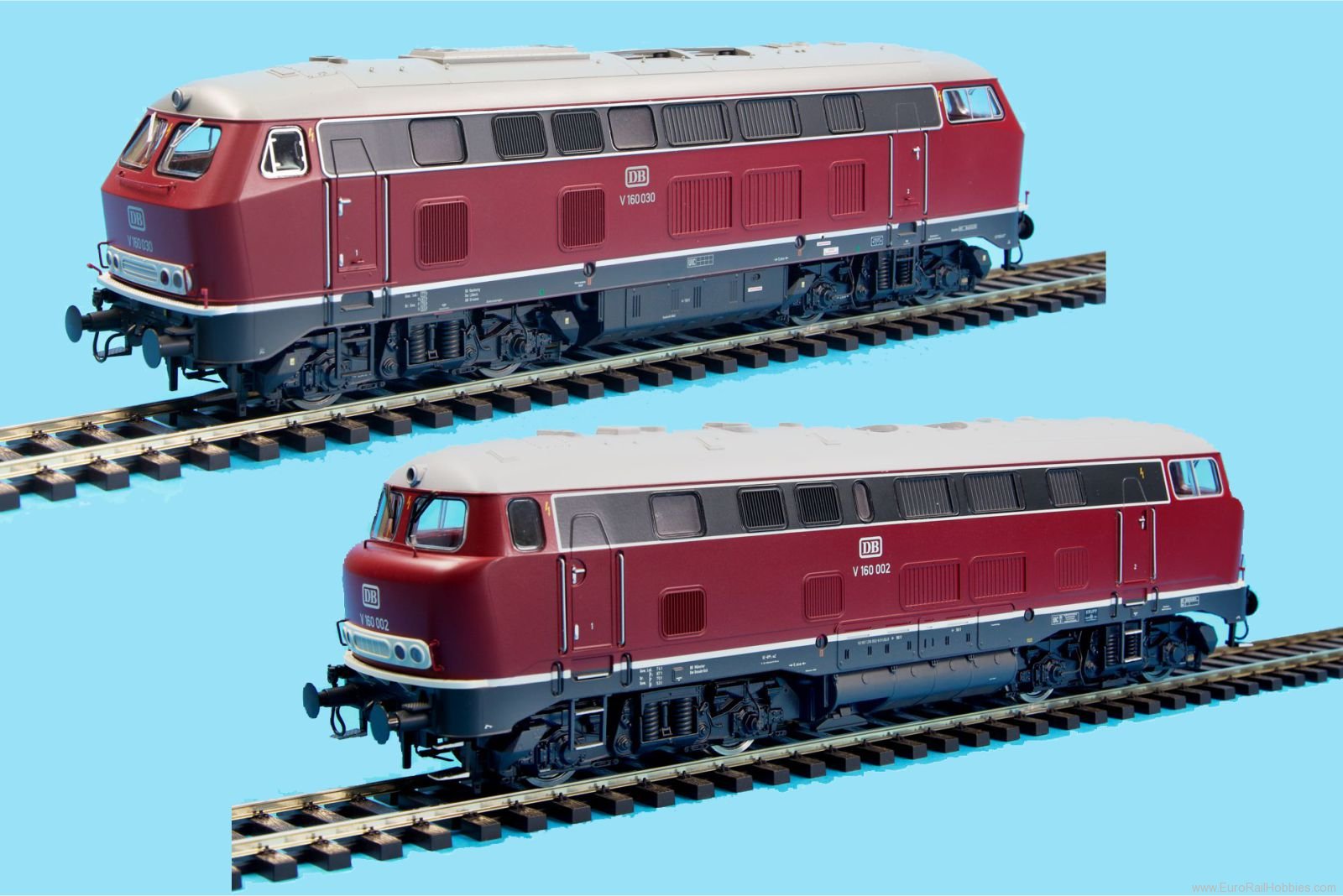 Lenz 43163.03 Diesel locomotive set 2, V160 Lollo Ep. 6 + V