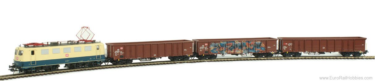 Lenz 43300.80 DB BR 141 030-7, Blue/BeigeÂ Livery w/3 Gon