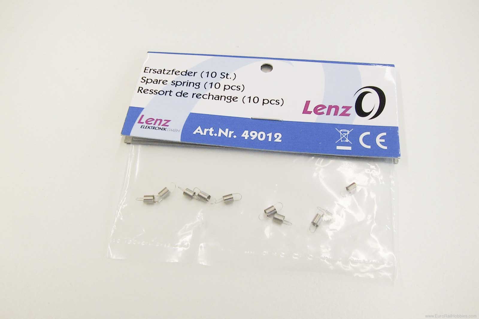 Lenz 49012 Pkg./10 Springs for Couplers