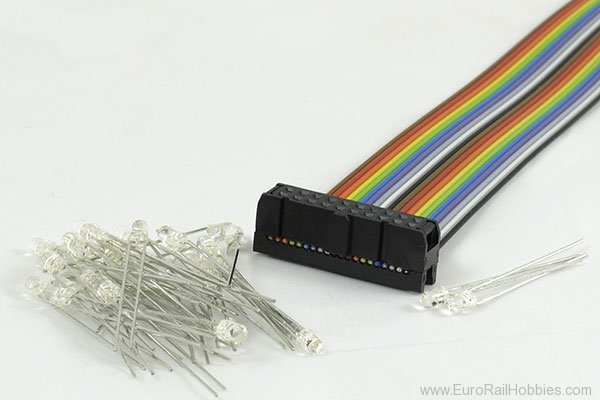 Lenz 80145 LY145 32 LEDs incl. connection cable for LW15