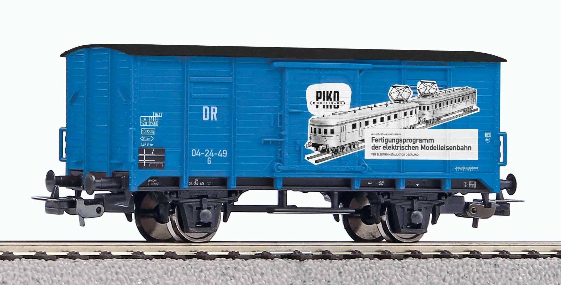 Piko 24502 Covered freight wagon G02 VEB PIKO DR III (Pi