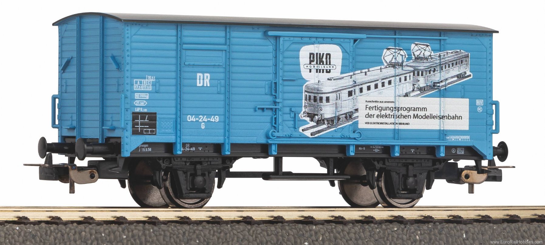 Piko 24502 Covered freight wagon G02 VEB PIKO DR III (Pi