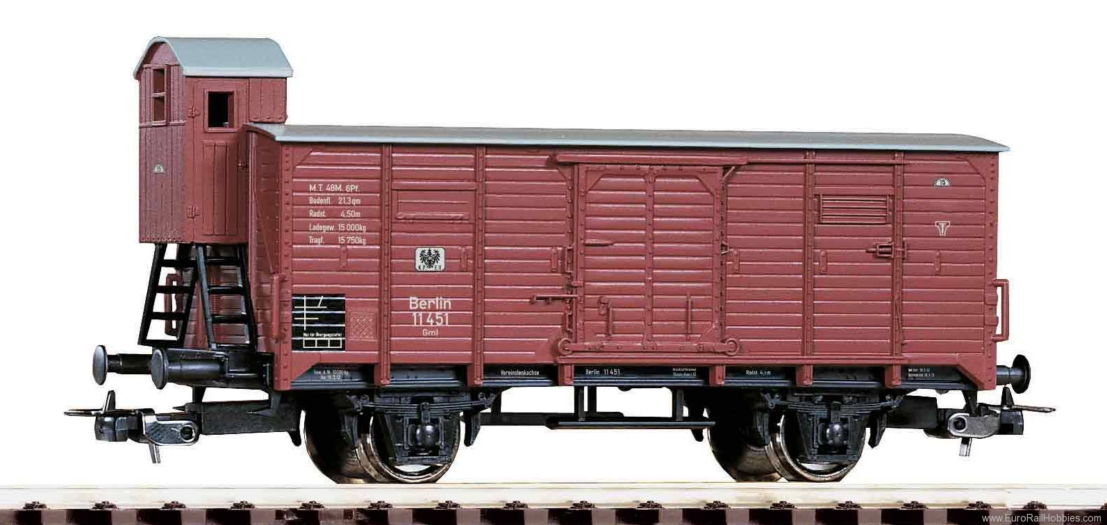 Piko 24503 KPEV I boxcar with brakeman's cab (Piko Class