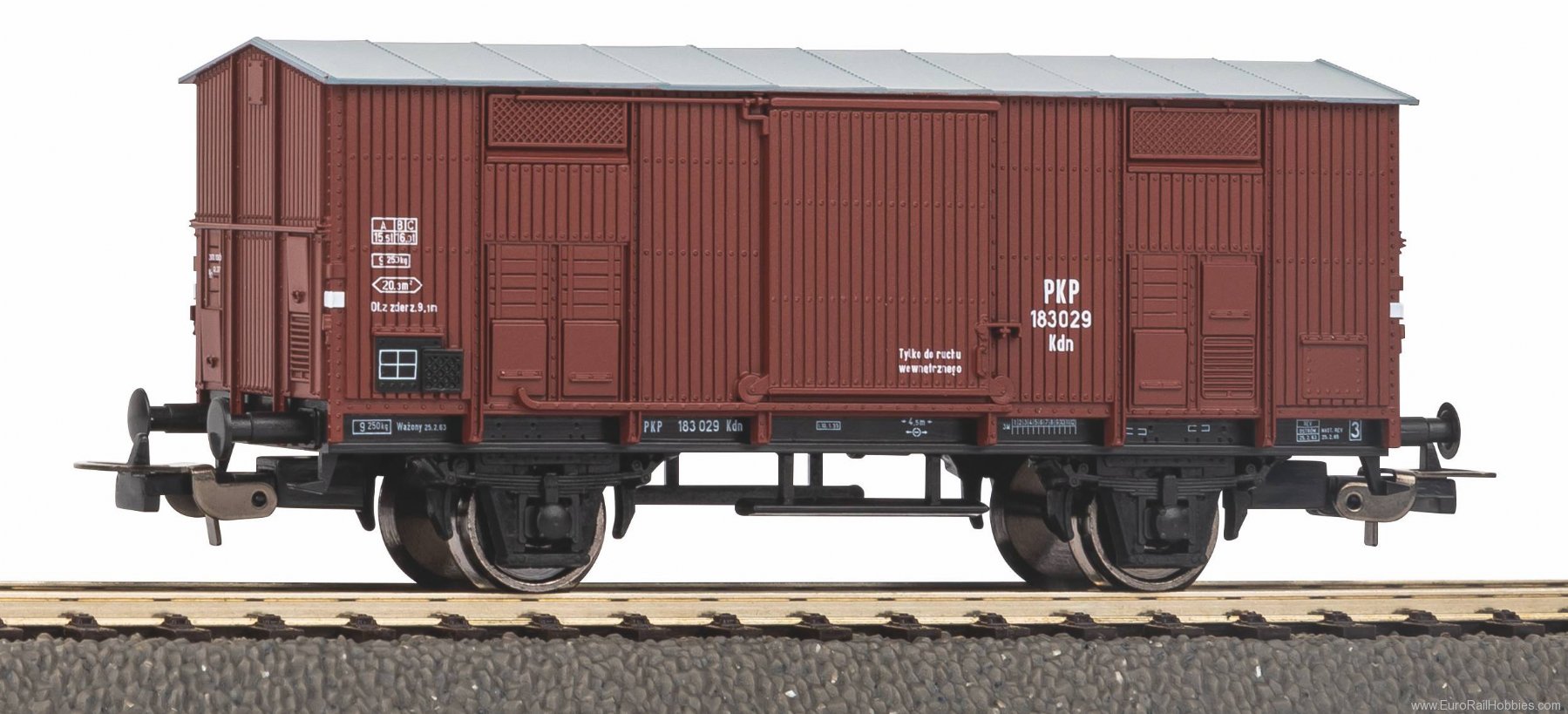 Piko 24512 Covered freight wagon ex FS PKP III (Piko Cla