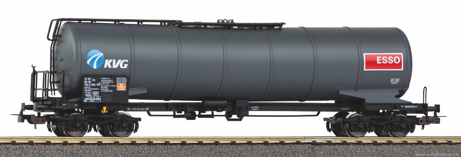 Piko 24603 Articulated tank car Esso SNCB V (DC Piko Exp