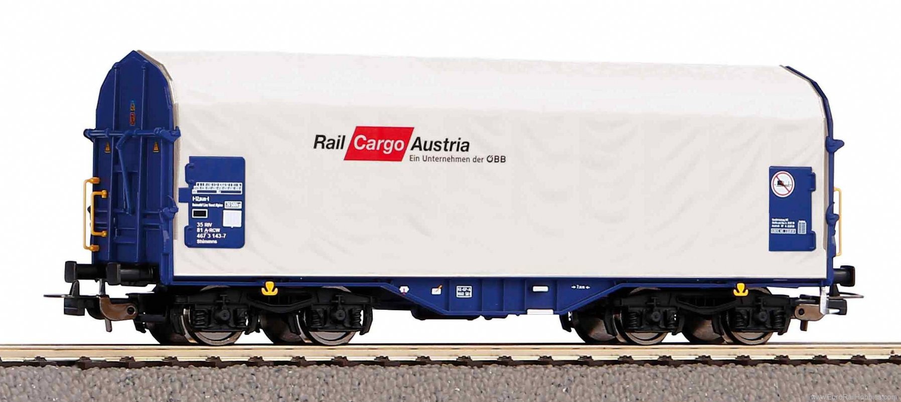 Piko 24617 Rail Cargo Austria VI sliding tarpaulin wagon