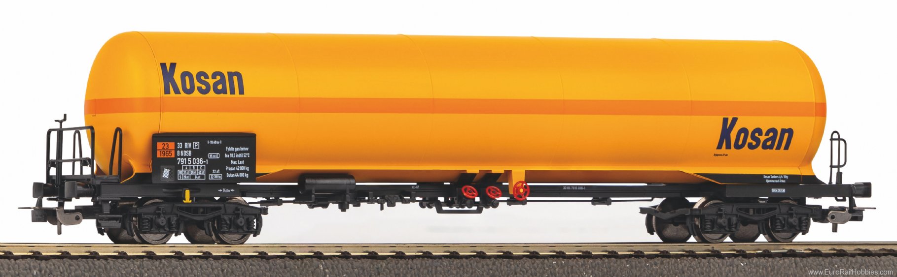 Piko 24618 Compressed gas tank car Kosangas DSB IV (Piko