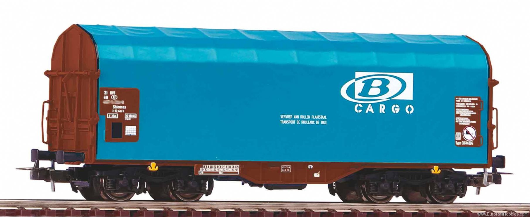 Piko 24621 SNCB VI sliding tarpaulin wagon (Piko Expert)