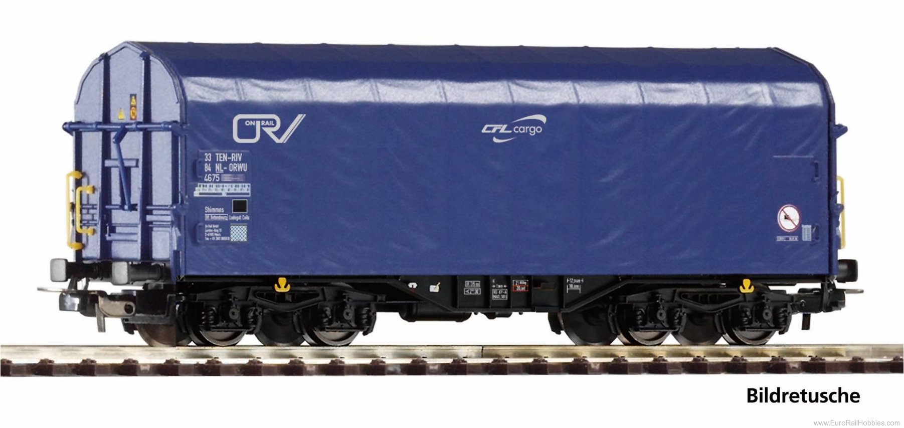 Piko 24632 CFL Cargo Type Shimmns Sliding Tarp Car
