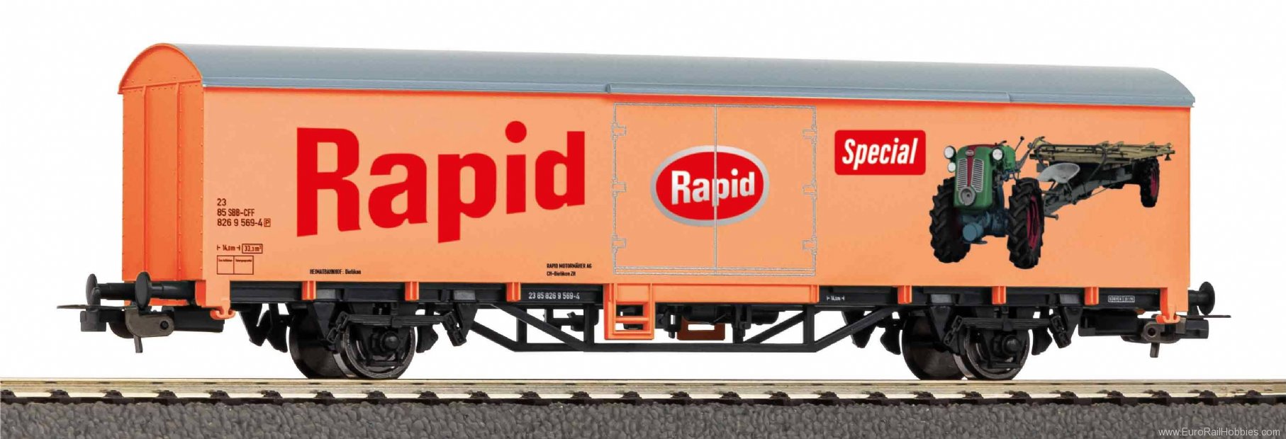 Piko 27707 Covered freight wagon Rapid SBB IV (Piko Hobb