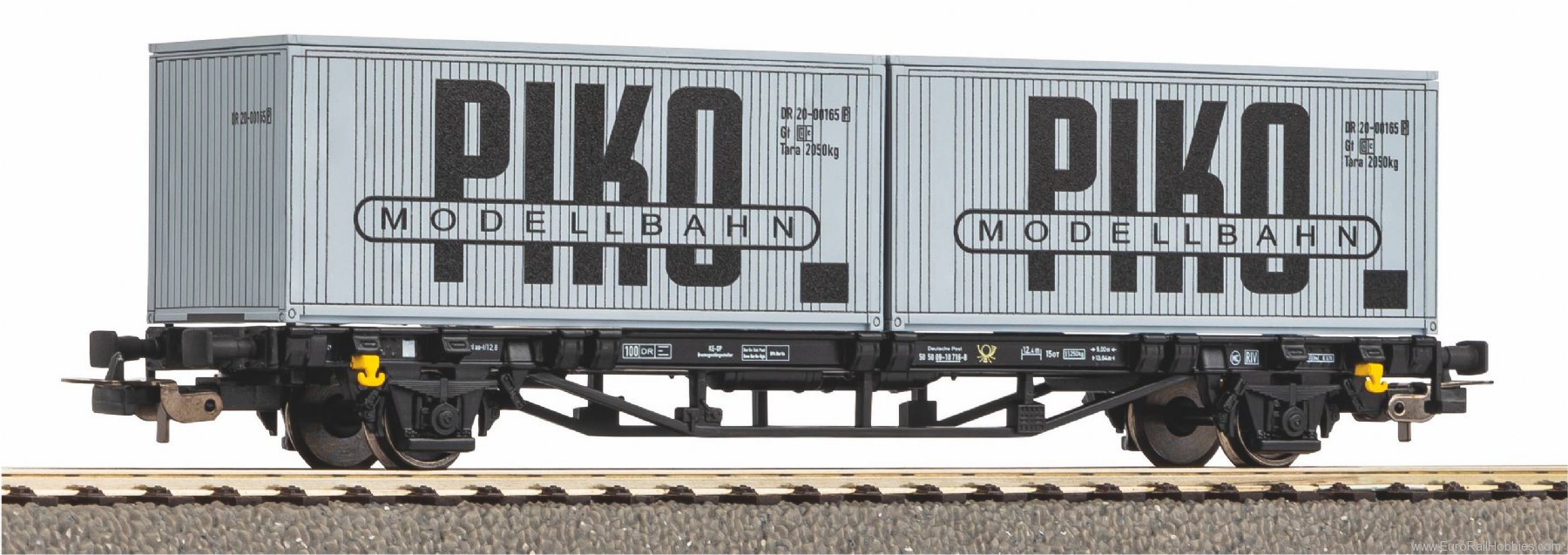 Piko 27709 Container wagon DR IV 2 x 20' container VEB P