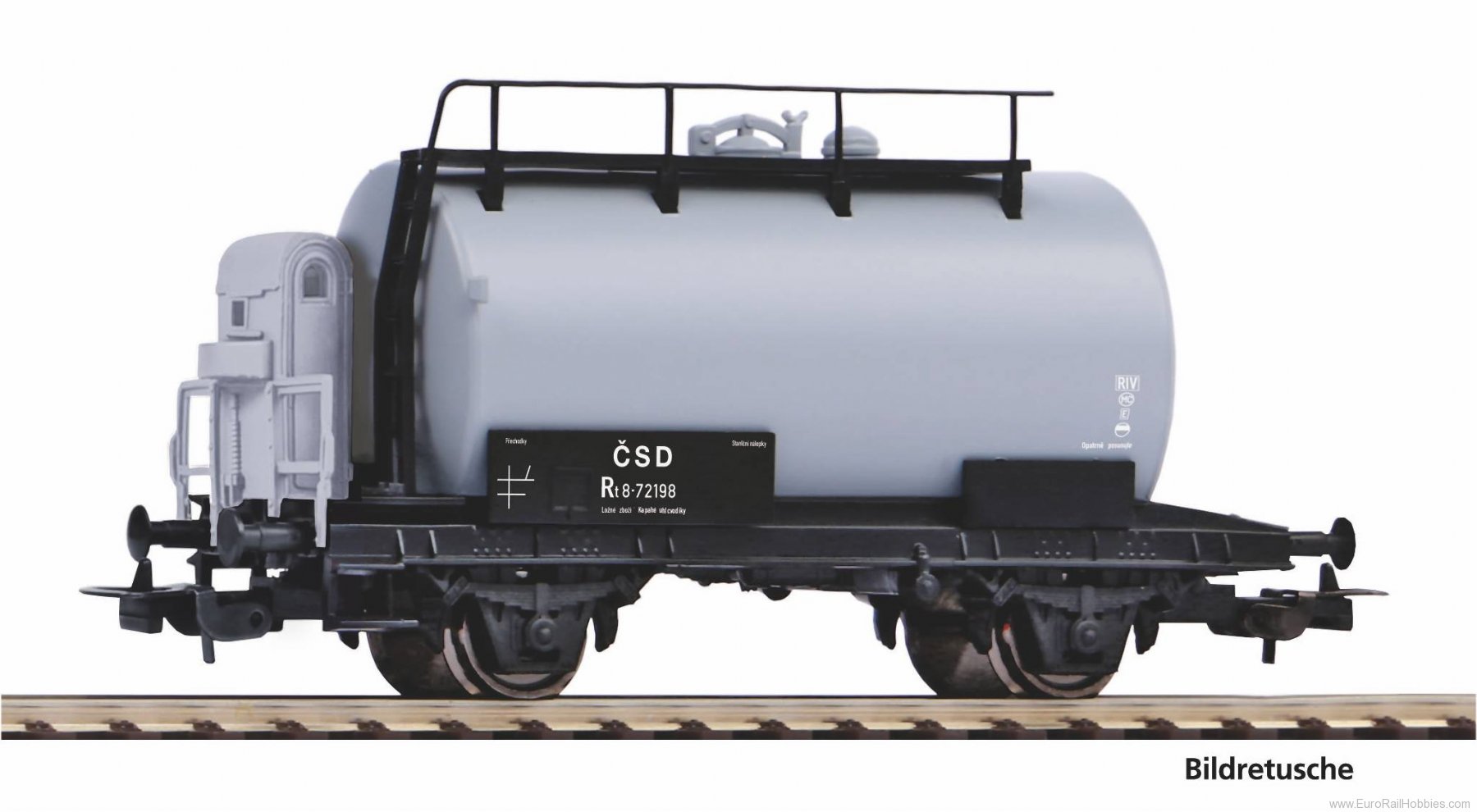 Piko 27730 CSD 2 Axle Tank Car w/Brakeman's Cab