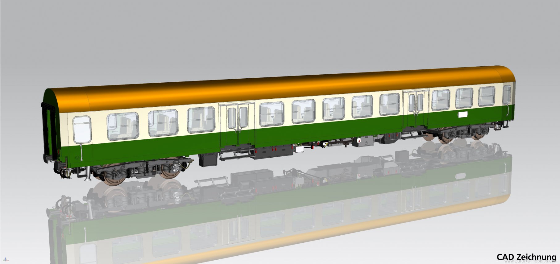 Piko 28005 DR Halberstadt middle boarding Coach Beige-gr