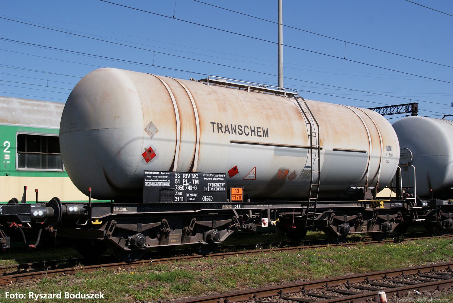Piko 28312 Transchem 2 Piece 406Rb PL-TM Tank Car Set