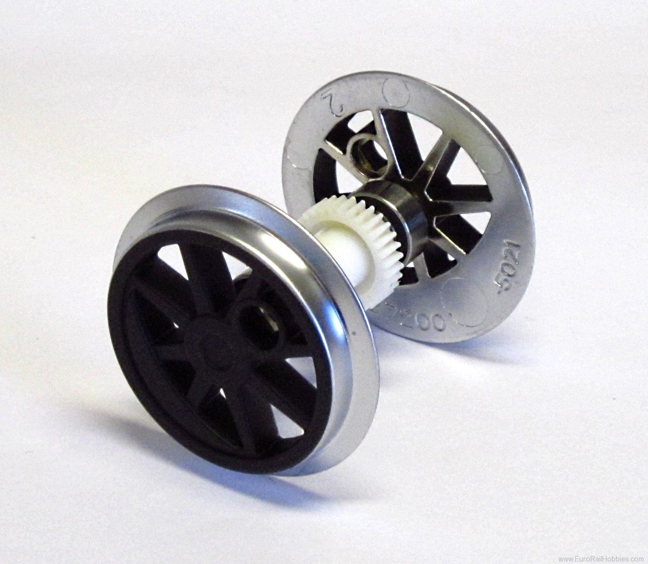 Piko 36078 BB Geared Wheelset, 0-6-0T, Black