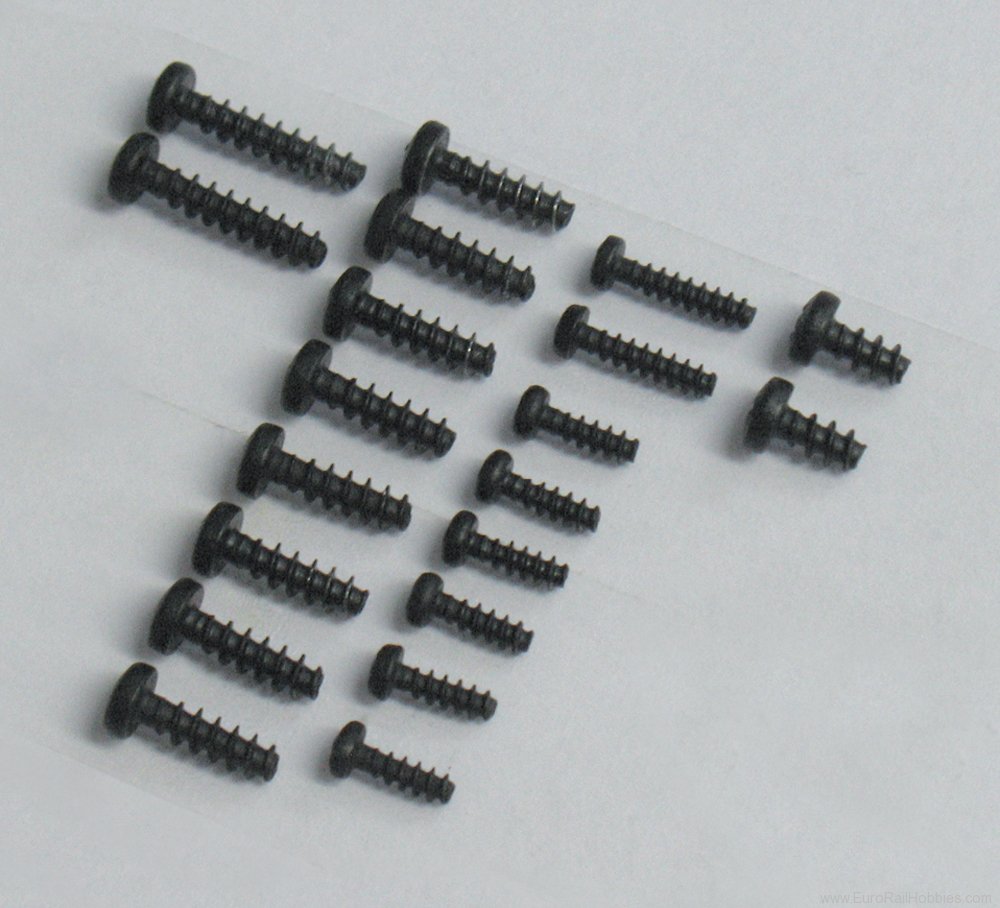 Piko 36090 Screws, 20 Pcs, 5 Sizes