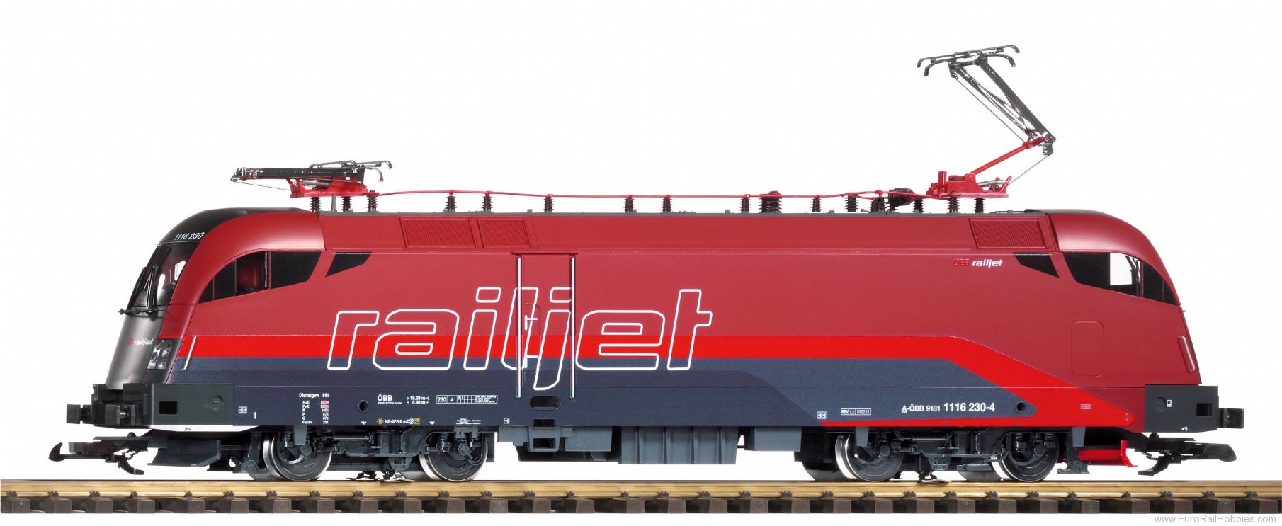 Piko 37400 G Electric Locomotive Taurus Rh 1116 Railjet 