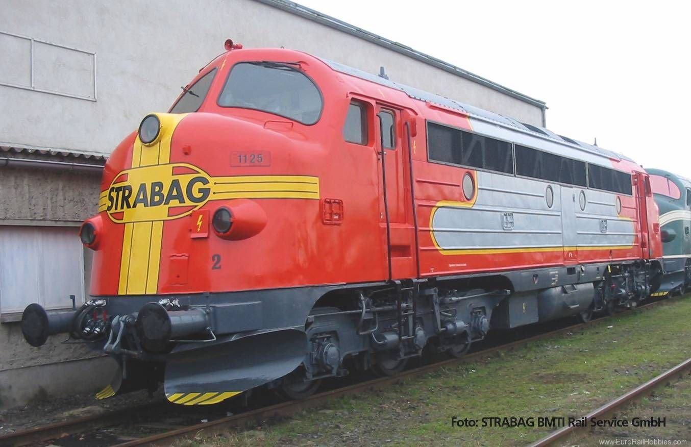 Piko 37451 G Sound Diesel Locomotive NOHAB Strabag V, in