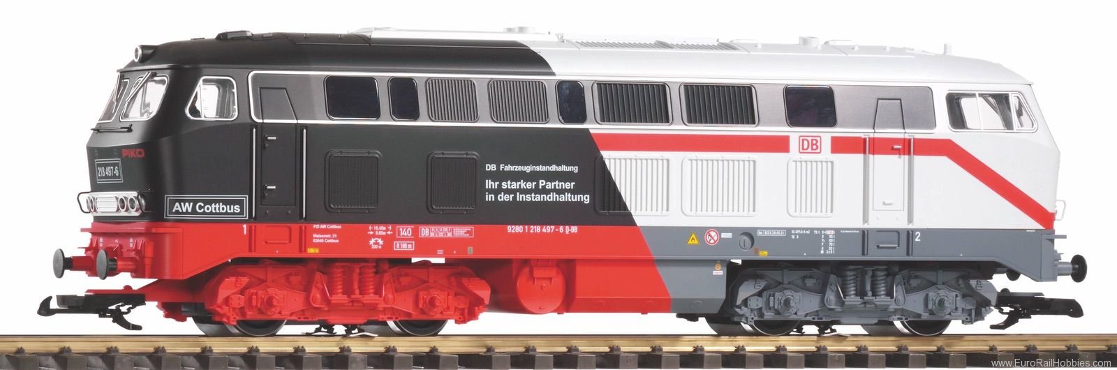 Piko 37511 DB AG Class 218 497-6 Diesel Locomotive 'Cott