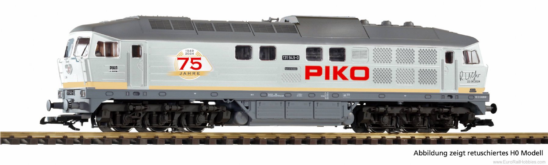 Piko 37585 G Diesel locomotive BR 131 PIKO Anniversary