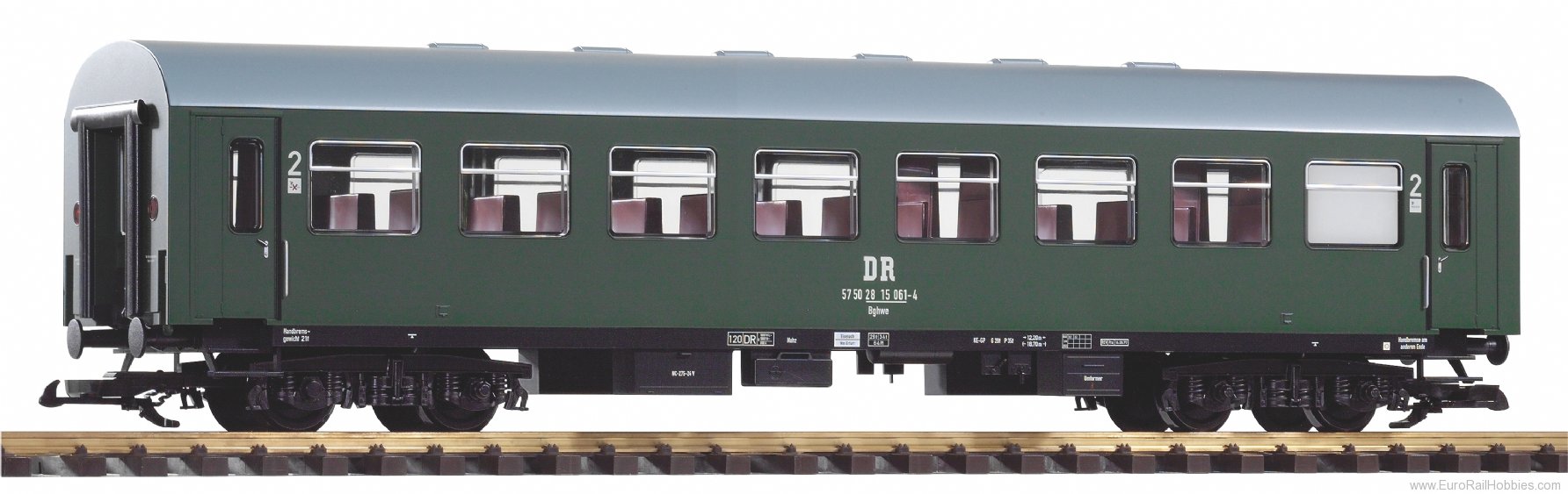 Piko 37650 DR 2nd Class Coach 