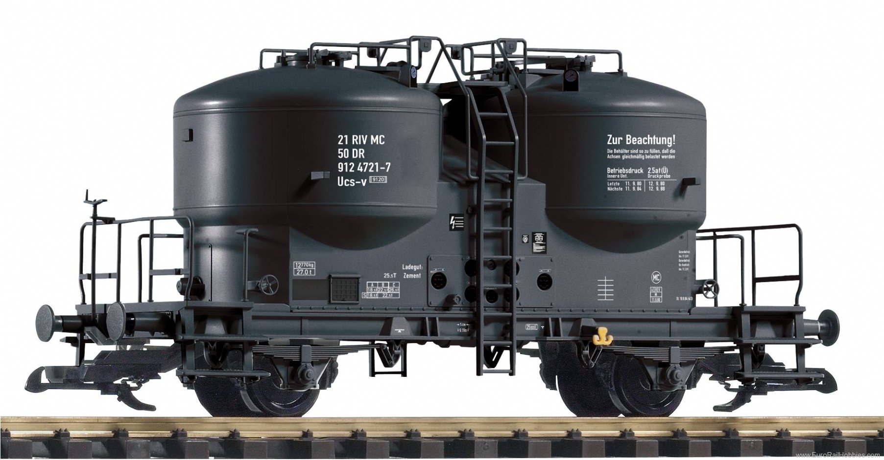 Piko 37796 G Cement silo wagon DR IV