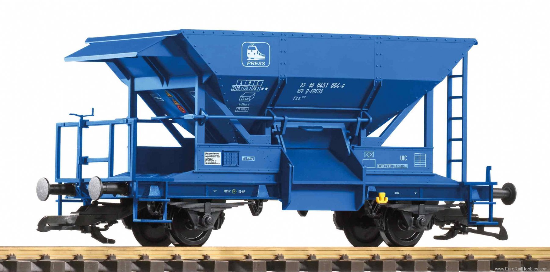 Piko 37853 G self-unloading wagon Press VI